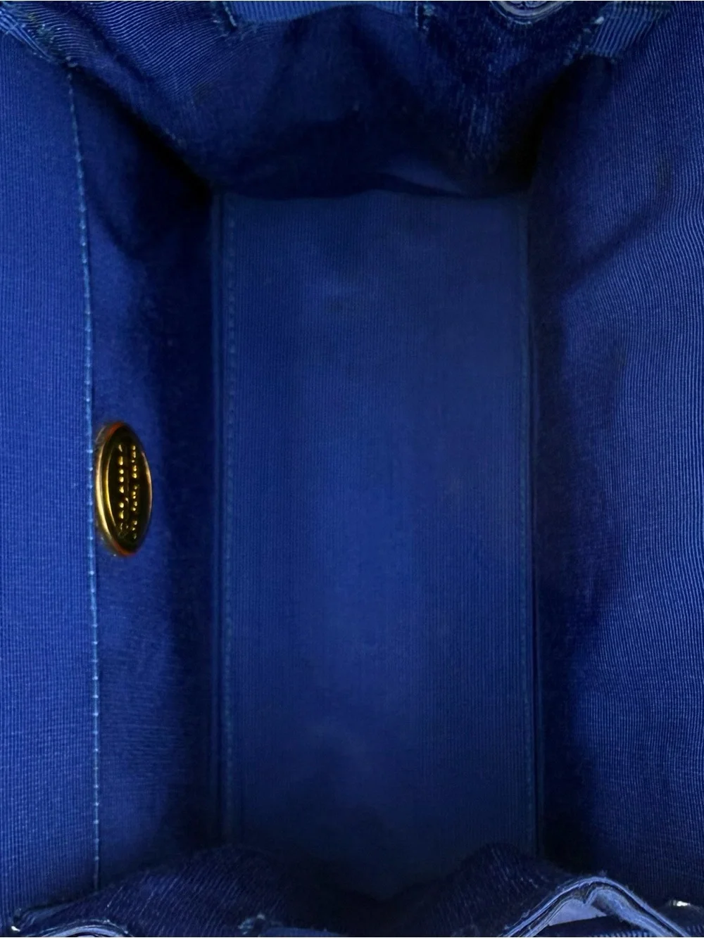 🇮🇹COLOMBO 1937 MILANO • MINI 18 Crossbody Bag in Blue Silk • Made in ITALY